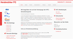 Desktop Screenshot of hfc-schwimmen.de